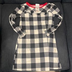 Checked girls pajamas